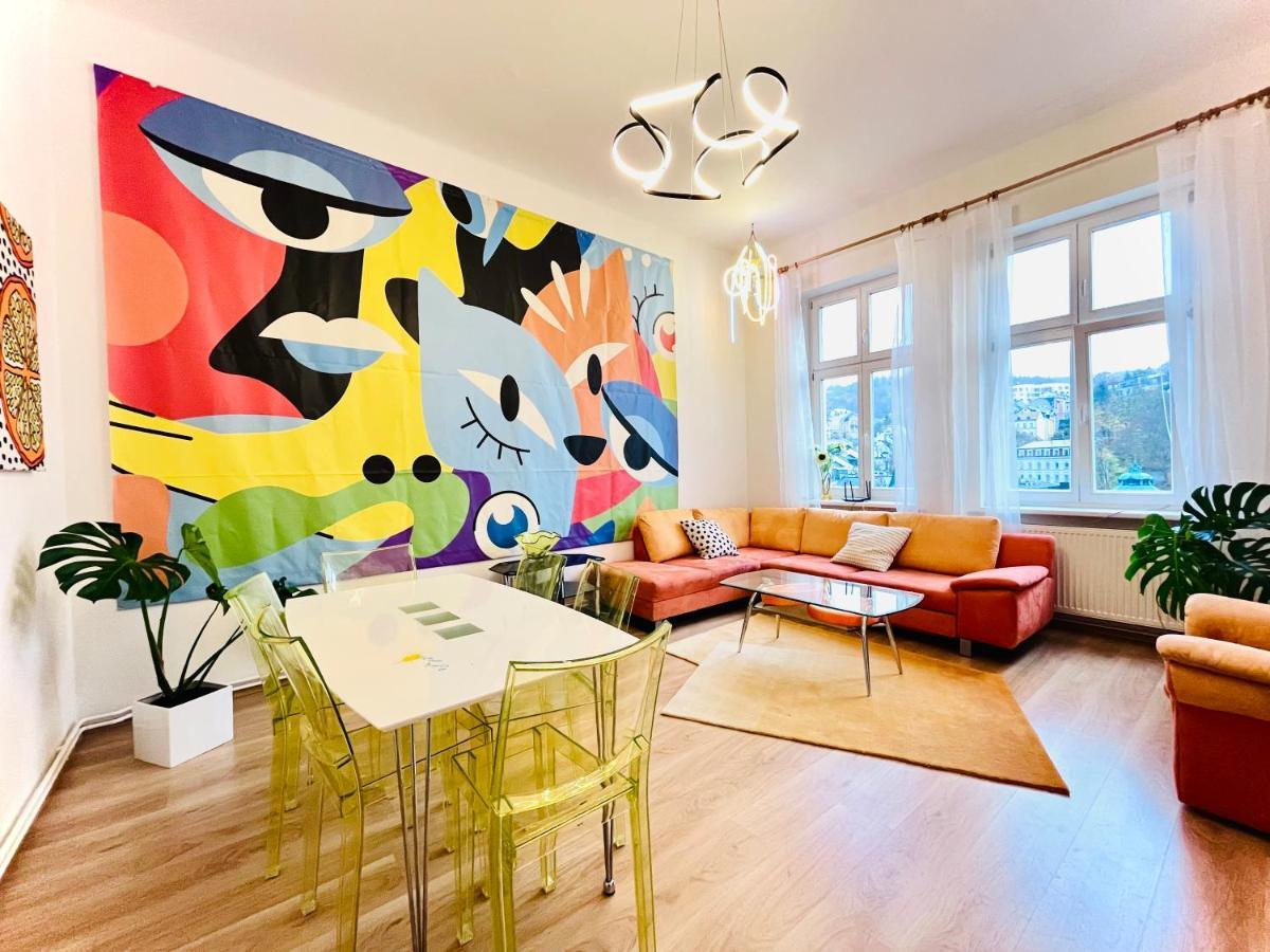 Sunny City - Apartment In Spa Zone With Private Garage Karlovy Vary Kültér fotó